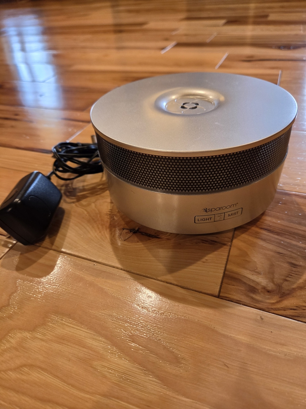 SpaRoom Silver Portable Aroma Diffuser with Light & Mist Controls